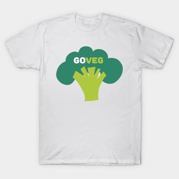 Go veg T-Shirt by Logard